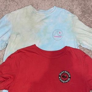 Boys quicksilver shirts duo
